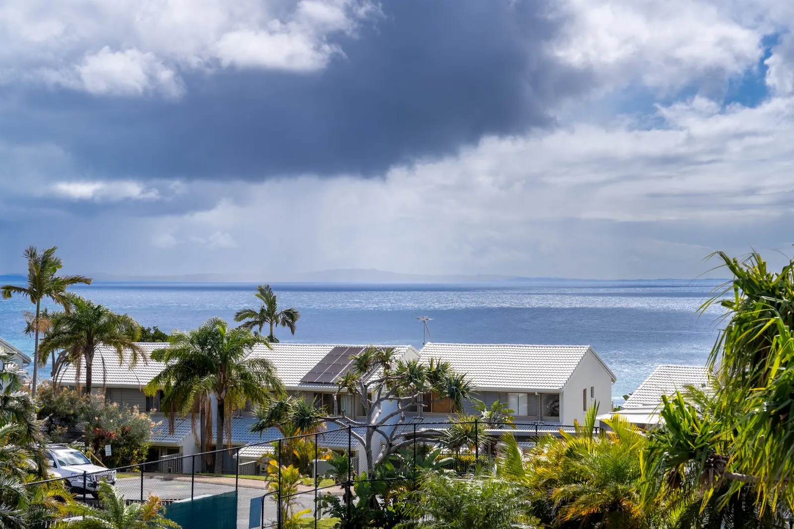 The ocean view from a Standard Ocean villa at Pandanus Palms Resort