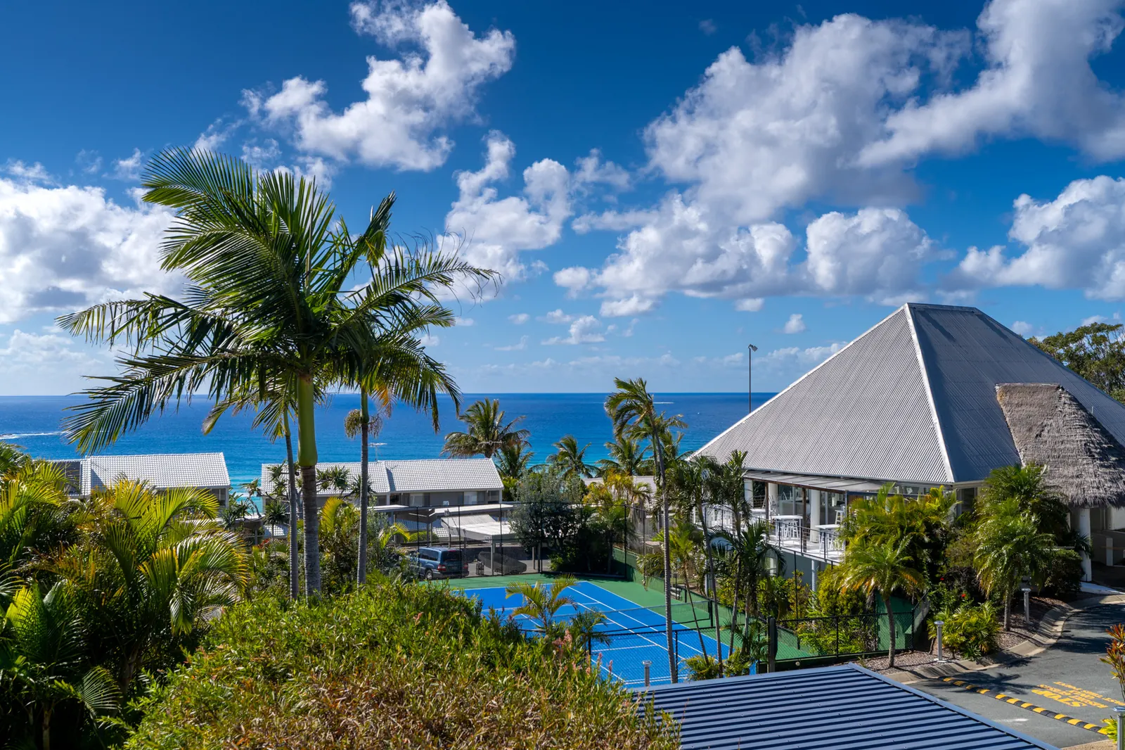The ocean view from a Standard Ocean villa at Pandanus Palms Resort