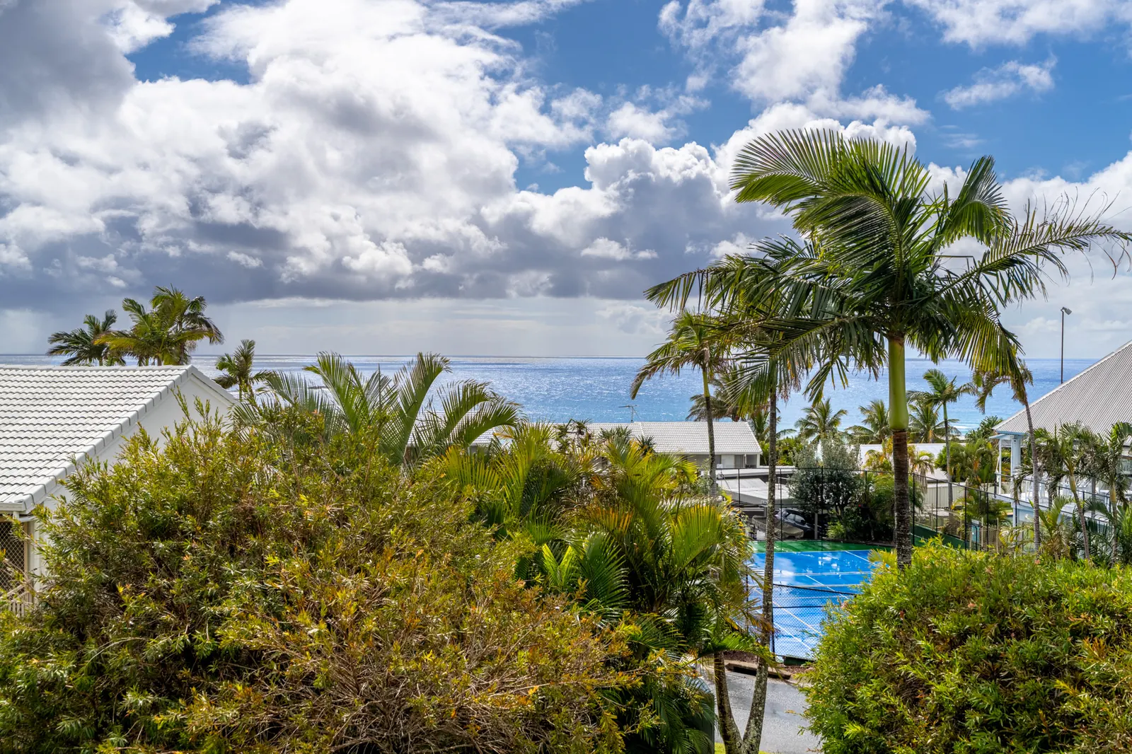 The ocean view from a Standard Ocean villa at Pandanus Palms Resort